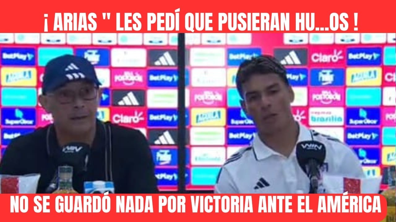 ATENCIÓN JUNIOR EMOTIVAS PALABRAS DEL DT ARIAS POR VICTORIA ANTE AMÉRICA 2 - 1
