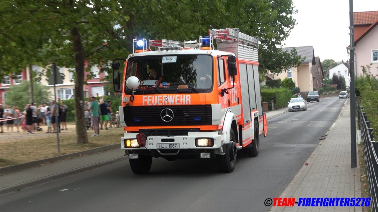 [Verkehrsunfall zwischen PKW und LKW] Schauübung der FF und des DRK OV Langenselbold