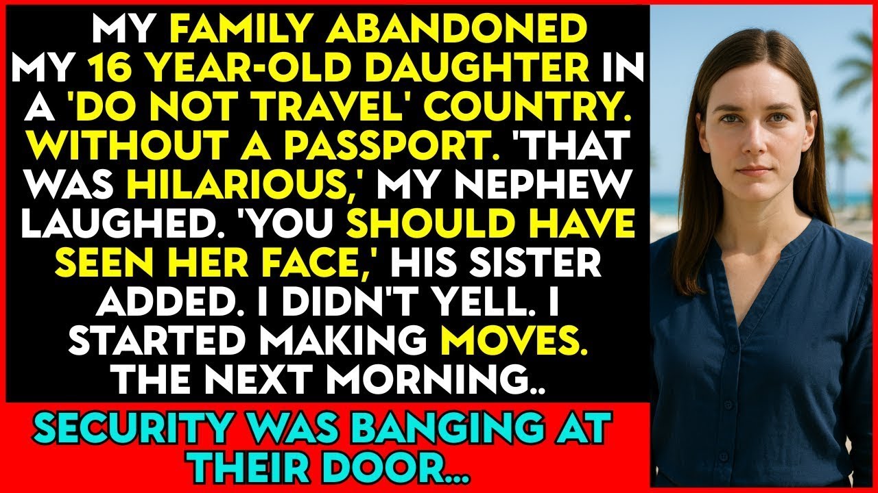 Twisted Revenge|  My Family Abandoned My 16-Year-Old Daughter In A &ldquo;Do Not Travel&rdquo; Country Without