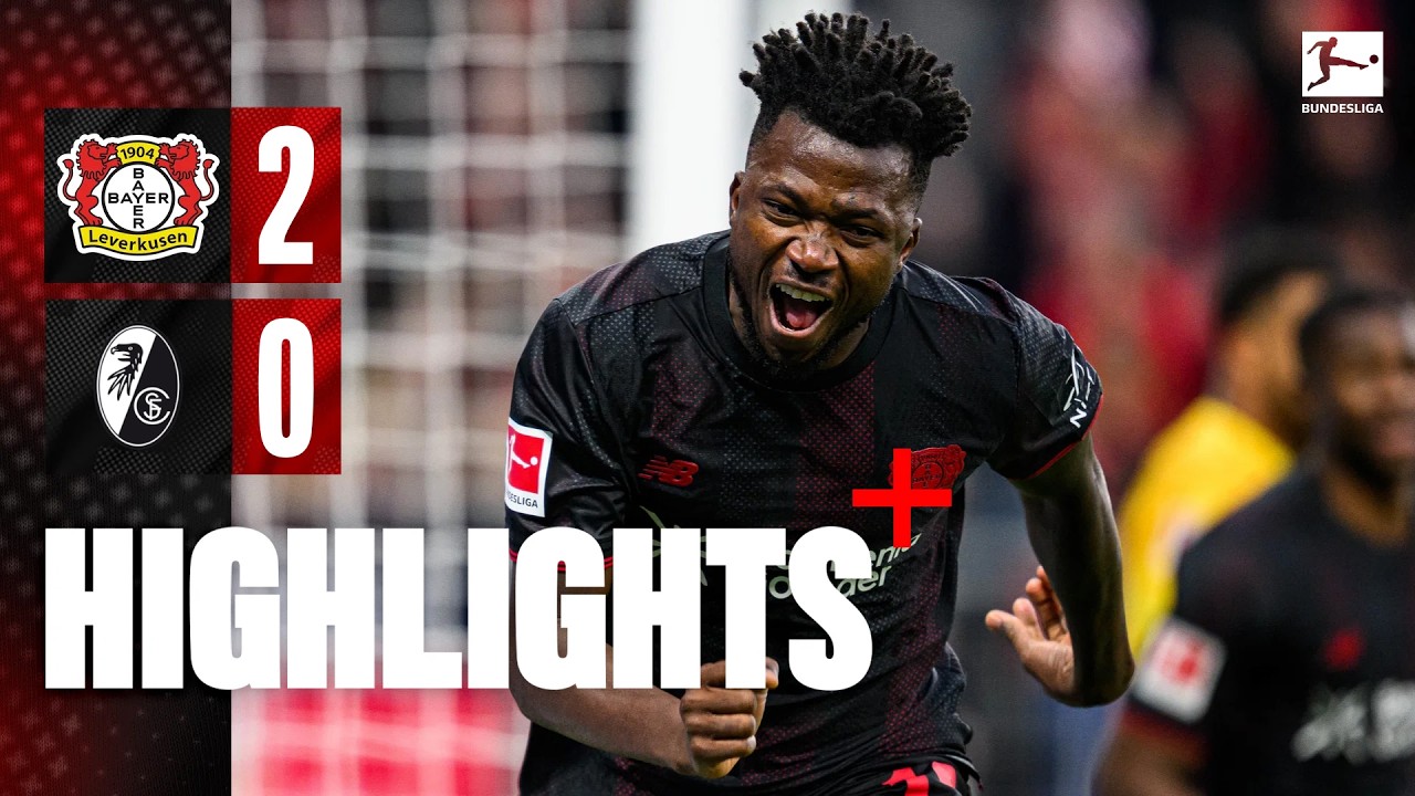 2-0 - Magnificent goals from Poku and Tapsoba | Highlights Bayer 04 vs. SC Freiburg | Bundesliga