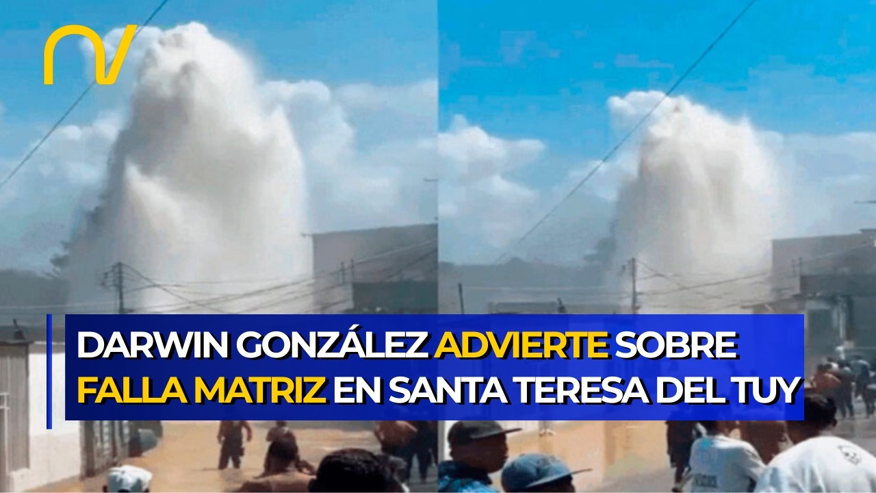 CAOS EN EL TUY: Rotura de tubería matriz dejará secos a varios municipios