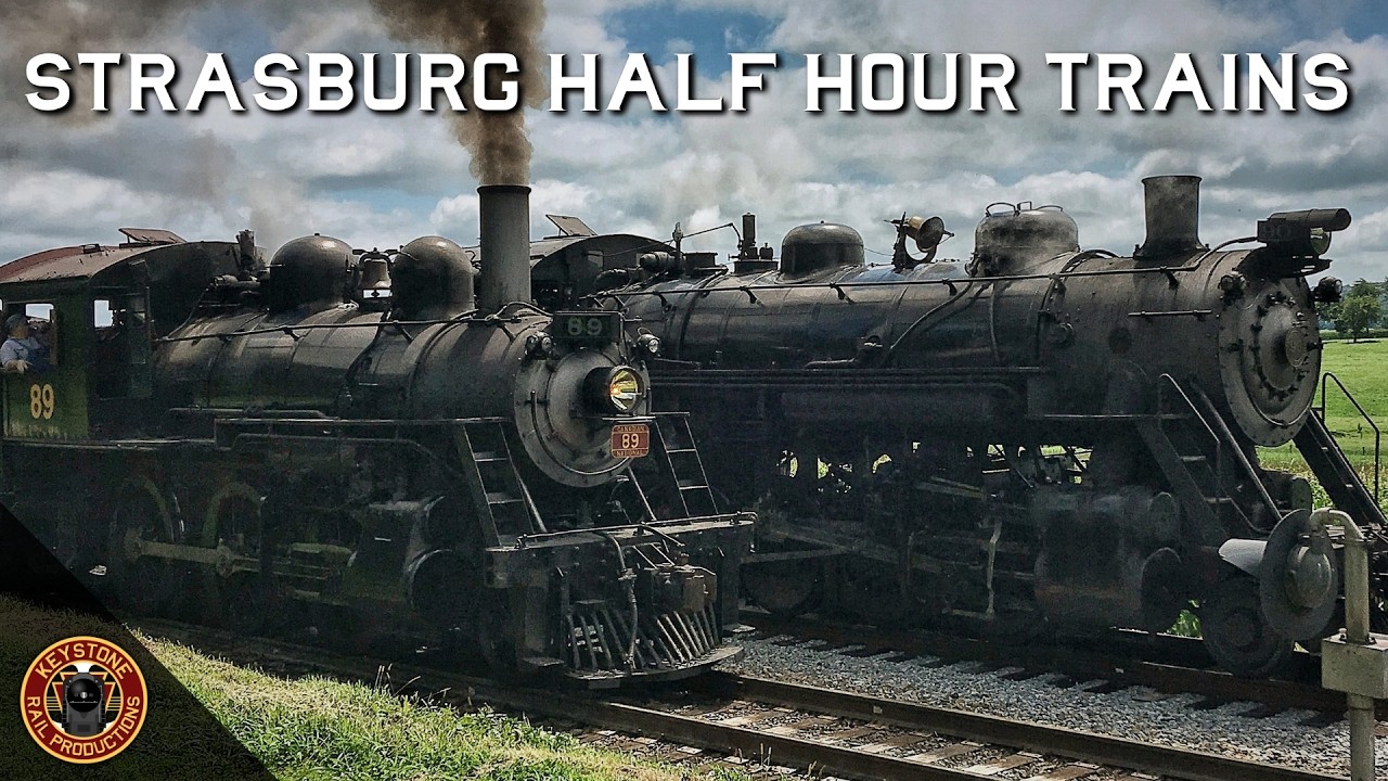 Strasburg Rail Road 90 & 89: Half Hour Trains - August 5, 2018