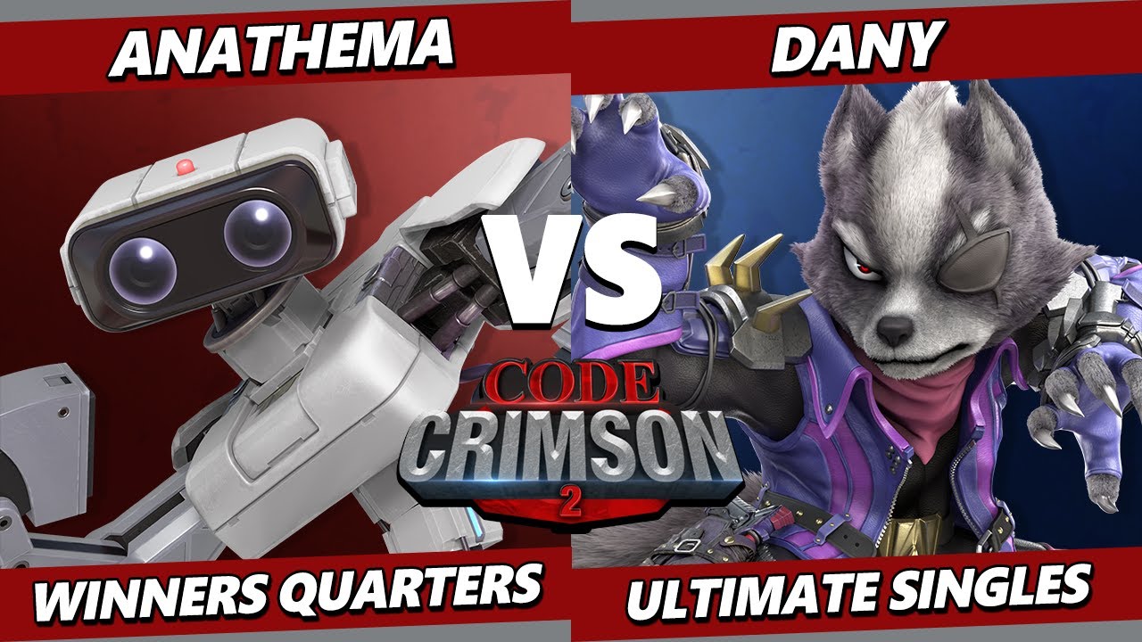 Code Crimson 2 - Anathema (ROB) Vs. Dany (Wolf) Smash Ultimate - SSBU