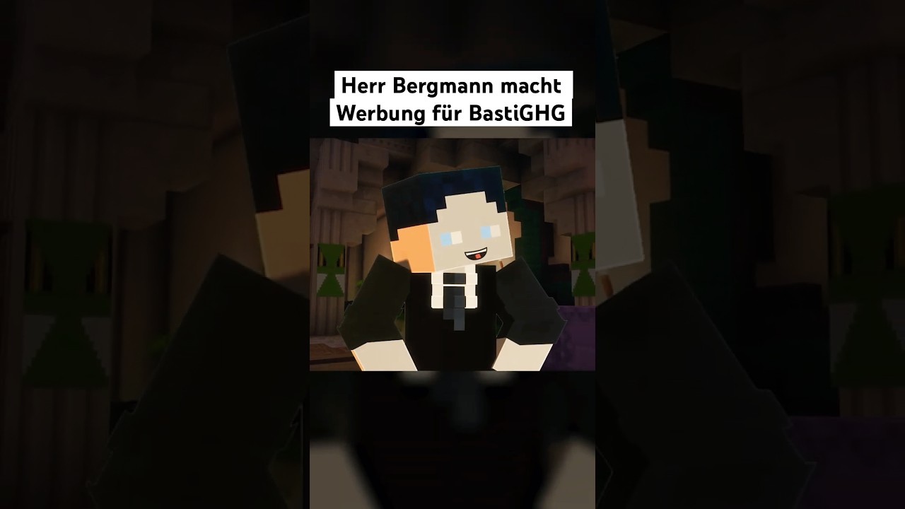 Herr Bergmann macht eine Werbung f&uuml;r BastiGHG Shulker-Shop #minecraft #bastighg #herrbergmann