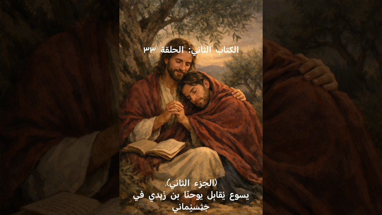 الحلقة ٣٣: الجزء الثاني: يسوع يُقابِل يوحنّا بن زَبْدي في جَثْسَيْماني (من ص. ٢٣٢ إلى ص. ٢٤٠) 