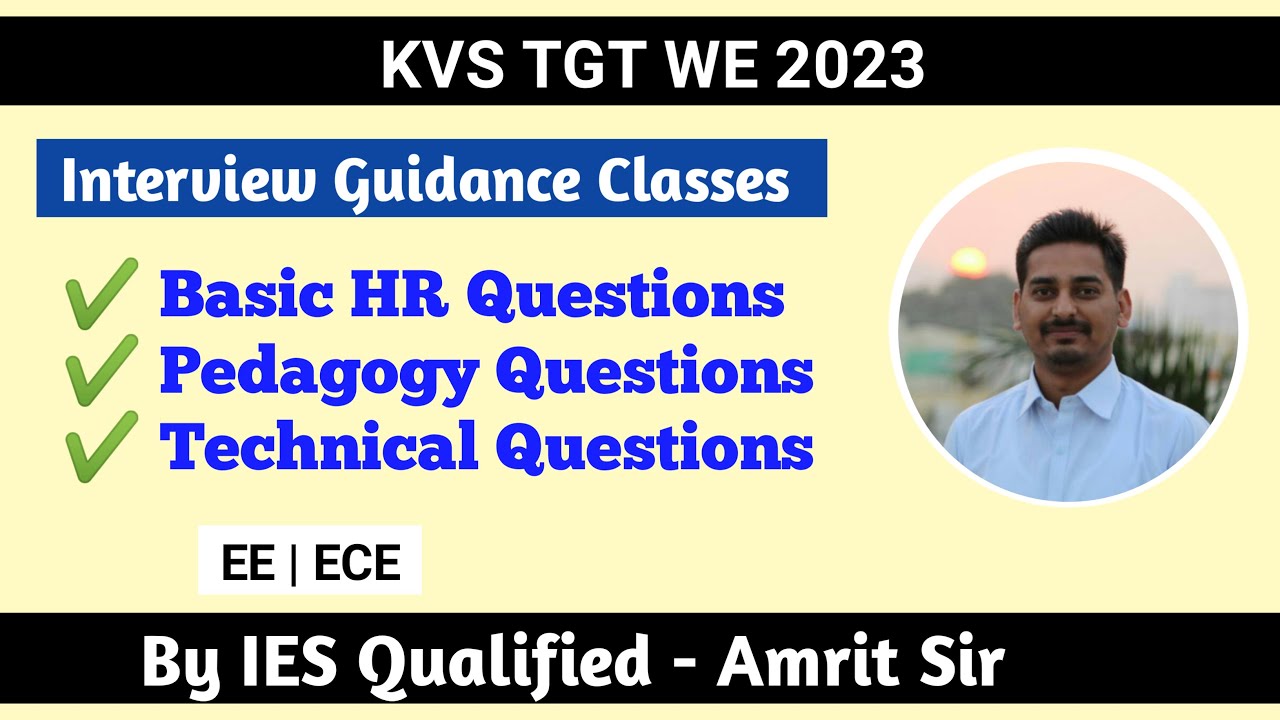 KVS Interview Guidance Classes | TGT WE | Strategy &  Planning | Amrit Sir