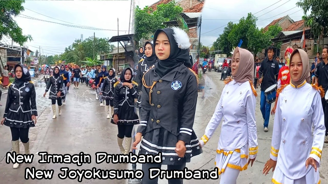 Ara'-ara'an kirab di Kangkung, Bersama Irmaqin Drumband & New JKD Drumband, terbaru 2026.