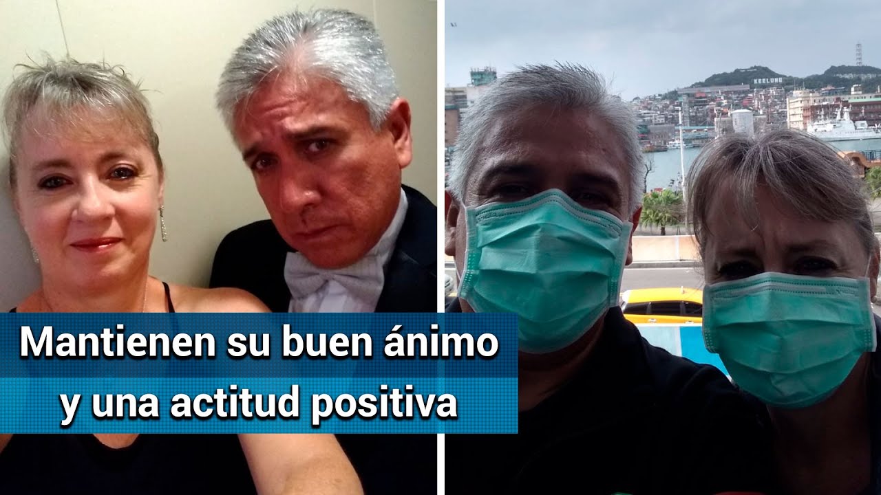 As&iacute; vive matrimonio mexicano cuarentena en crucero por coronavirus