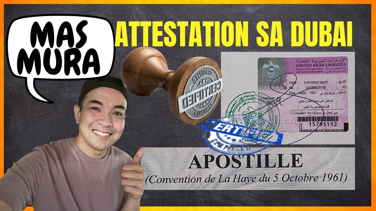 MOFA ATTESTATION OF DIPLOMA AND TOR FROM DUBAI | BAKIT NGAYON KO LANG NALAMAN TO