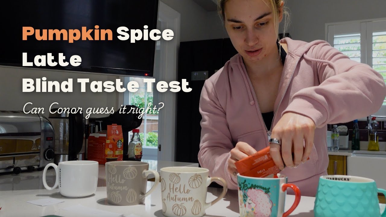 Blind Pumpkin Spice Latte Challenge | Can He Guess Starbucks vs Sachets?