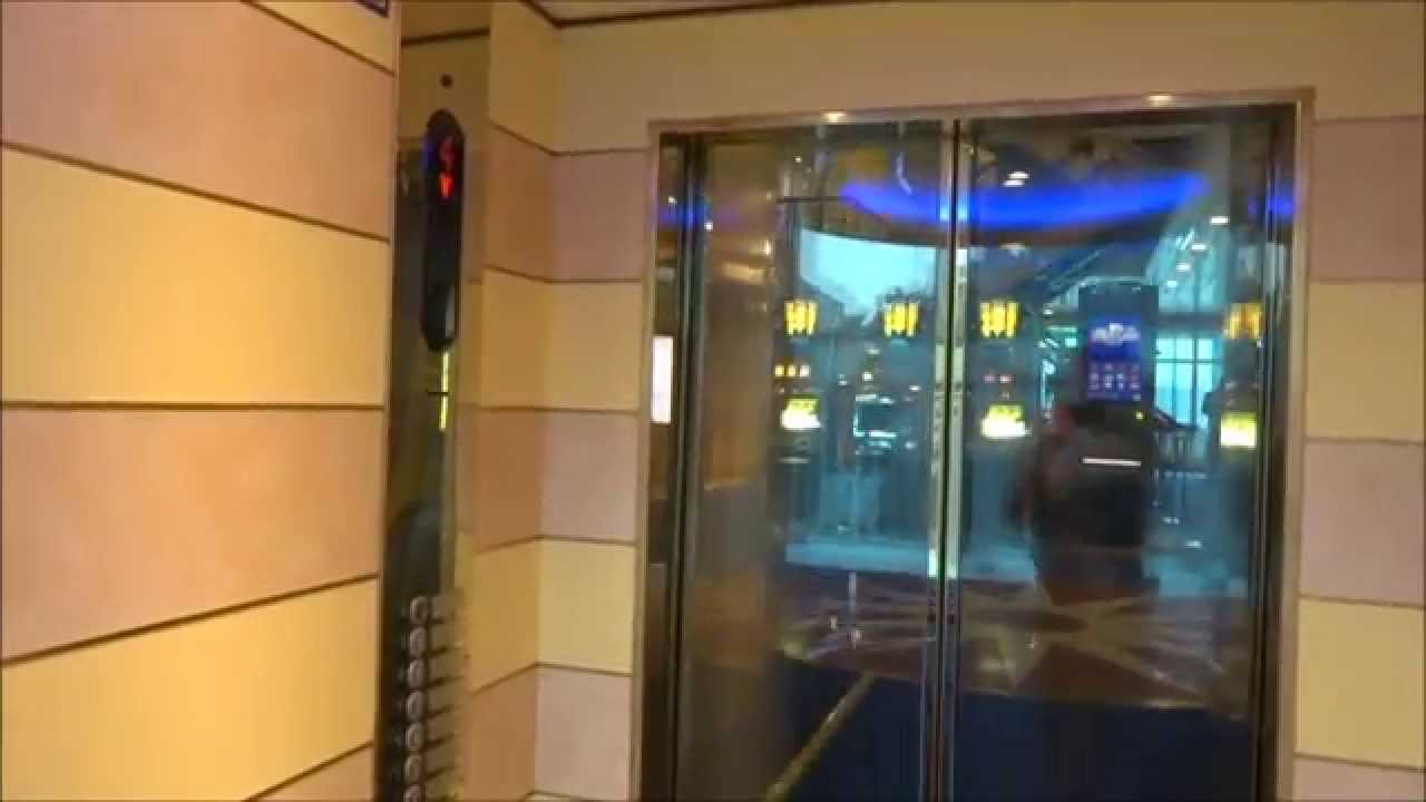 AMAZING!!! 2004 MacGREGOR KONE MiniSpace Traction Elevators @ Cruiseship M/S Birka Stockholm.