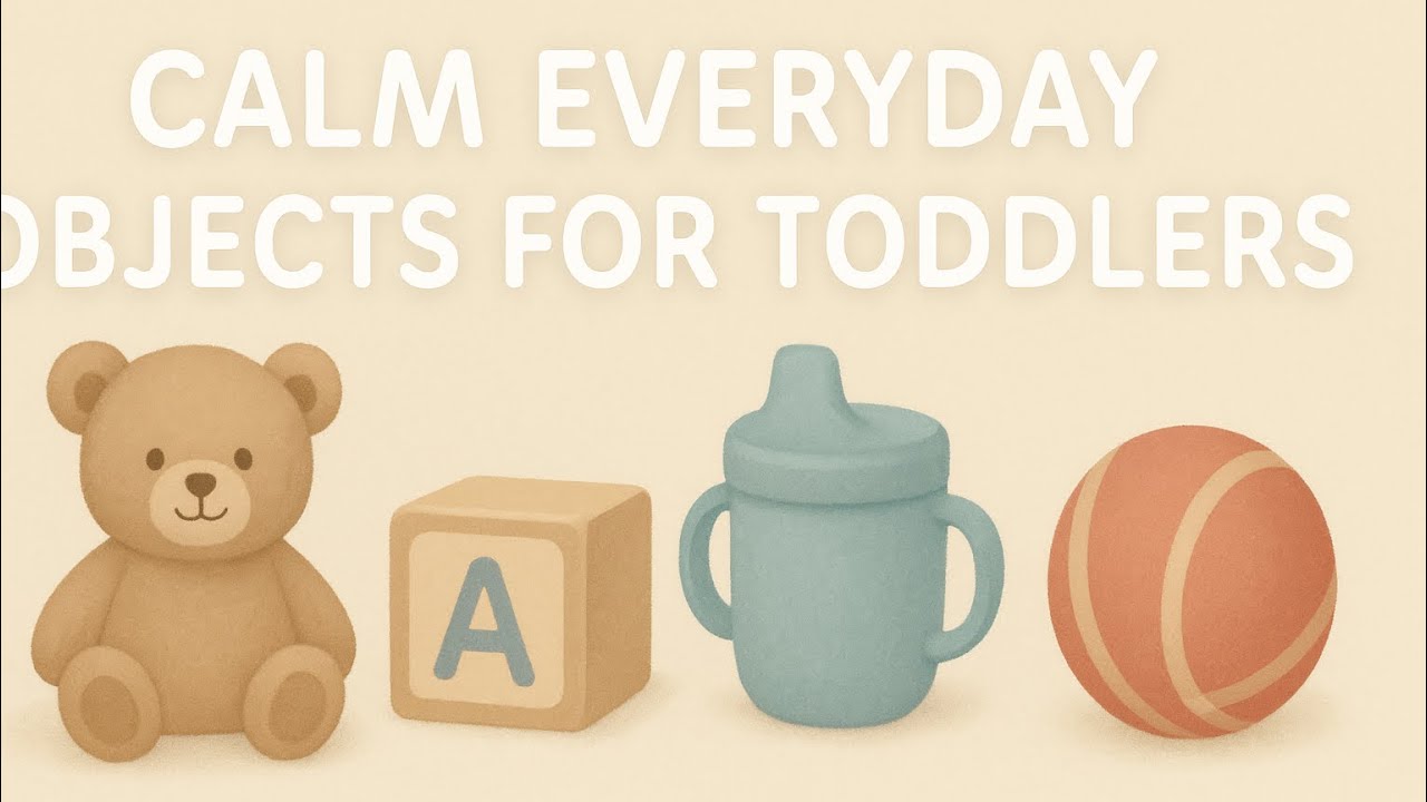 Calm Everyday Objects for Toddlers || Gentle Learning Video || No Loud Sounds