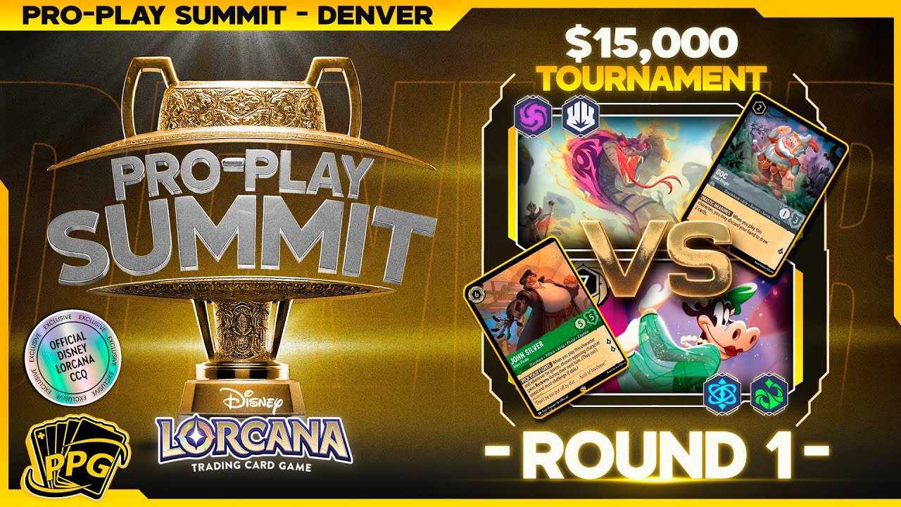 Round 1 Amethyst Steel Vs Sapphire Emerald the Disney Lorcana CCQ!