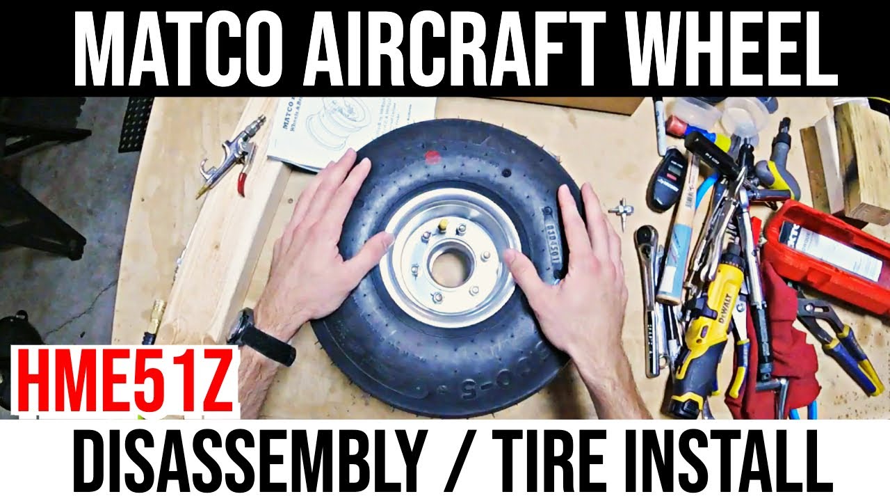 MATCO HME51Z Wheel Disassembly / Tire Install - How To
