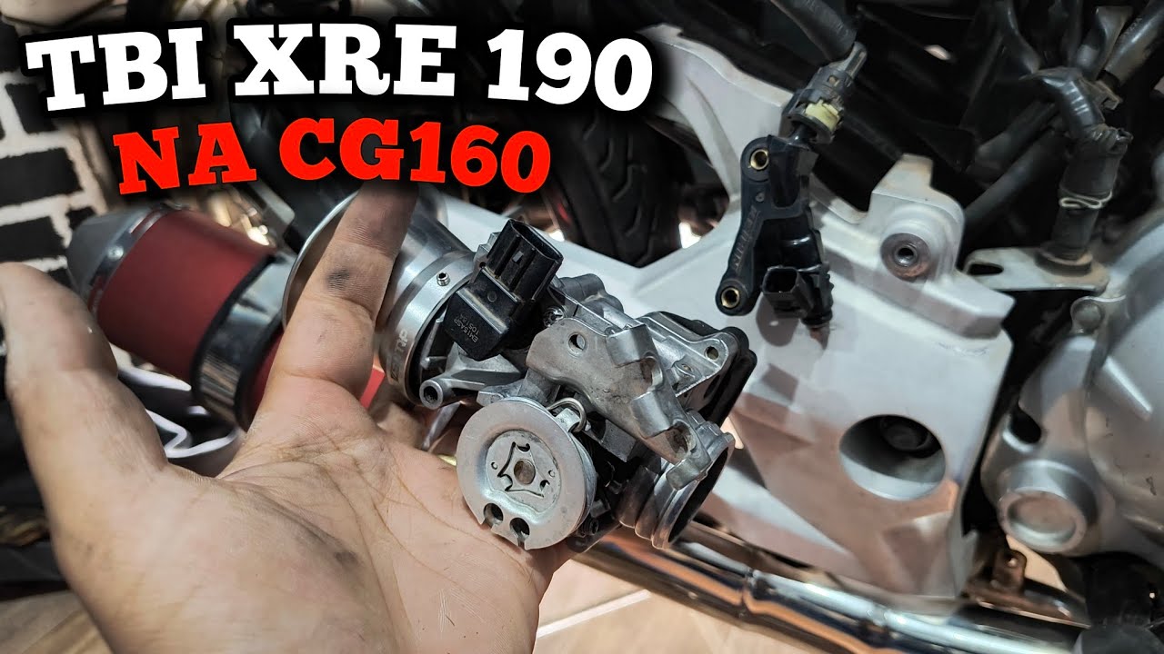 COMO COLOCAR TBI DE XRE 190 NA 160? PASSO A PASSO COMPLETO.