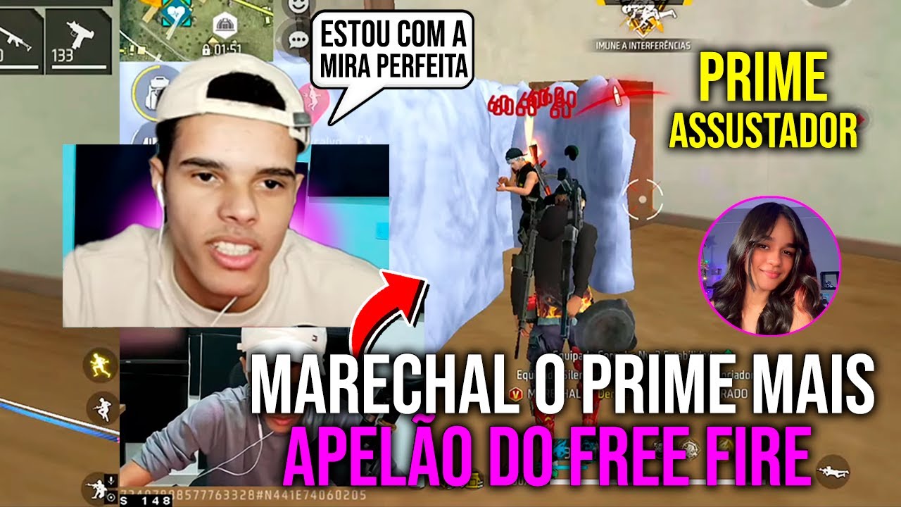 MARECHAL O PRIME MAIS APELÃO DO FREE FIRE ELE ESTAVA COM AMIRA PERFEITA NESTA PARTIDA - NO FREE FIRE