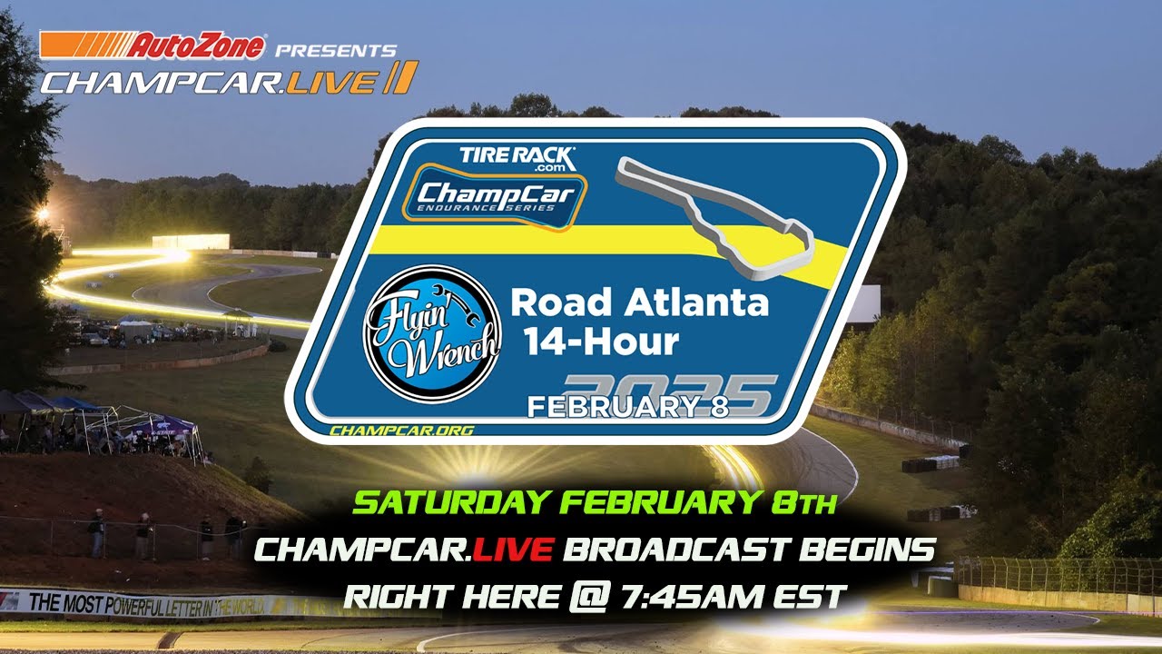 TireRack.com ChampCar Endurance Series® 2025 Season Opener at Michelin Raceway Road Atlanta! Part 1