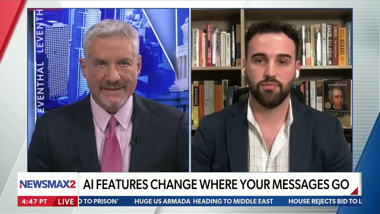 Your Messages Aren’t Private: Tanner Haas and Rick Leventhal Break Down AI Risks on Newsmax 2