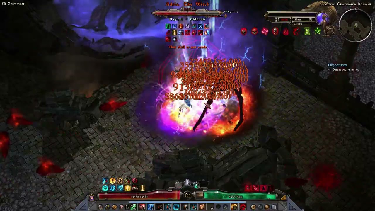 Grimarillion v95 Lightning TSS SR 84 Last Boss