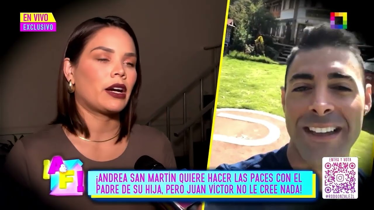 Amor y Fuego - JUN 05 - ANDREA SAN MARTÍN QUIERE HACER LAS PACES CON EL PADRE DE SU HIJA | Willax