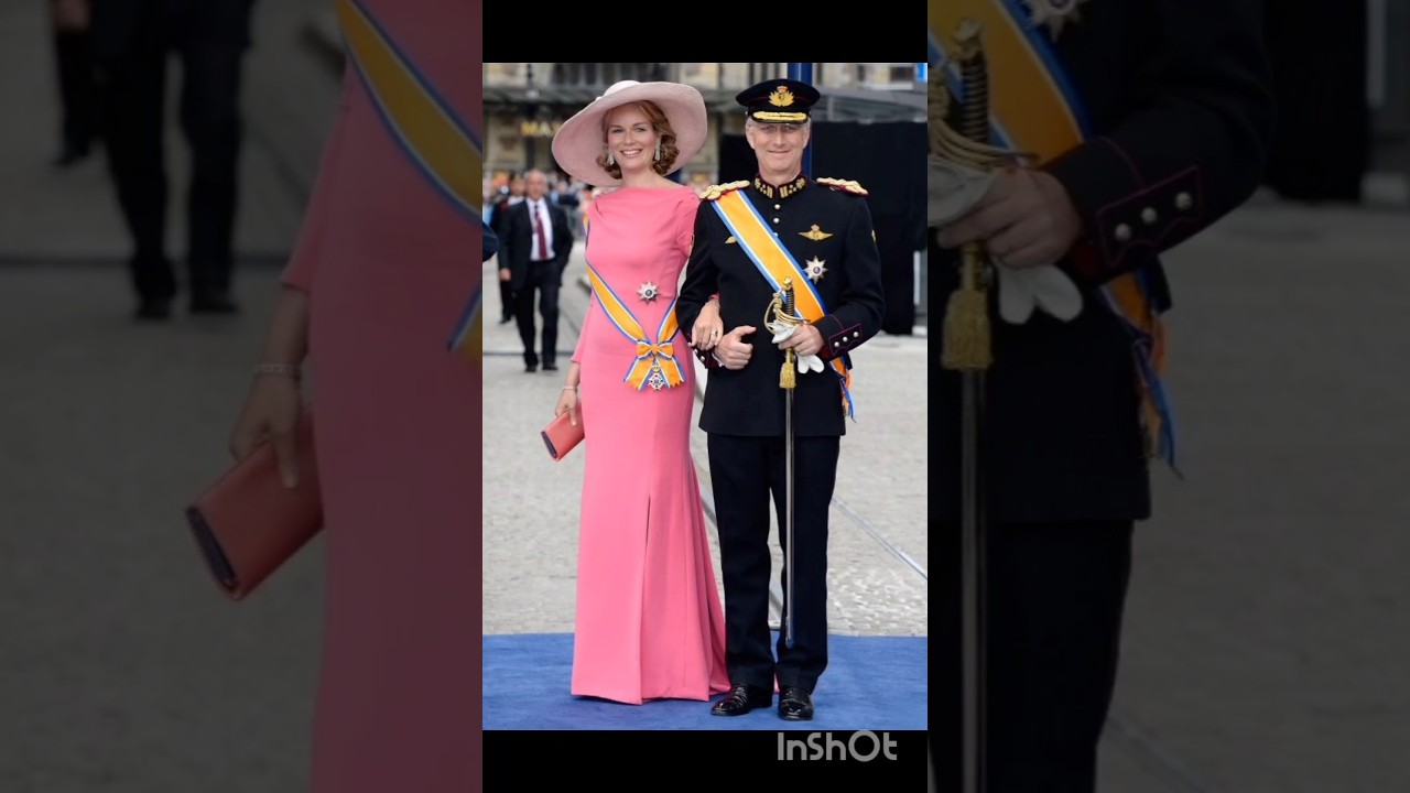 Queen Mathilde of Belgium in her royal moments #beauty #fashion #trending