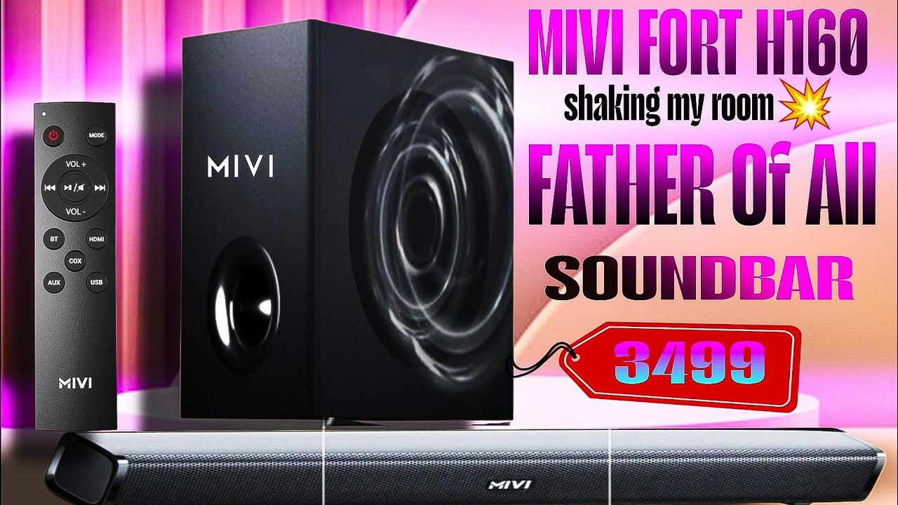 Mivi Fort H160 Soundbar Review: Best Soundbar Under ₹5000? 🔊 (160W, Deep Bass)