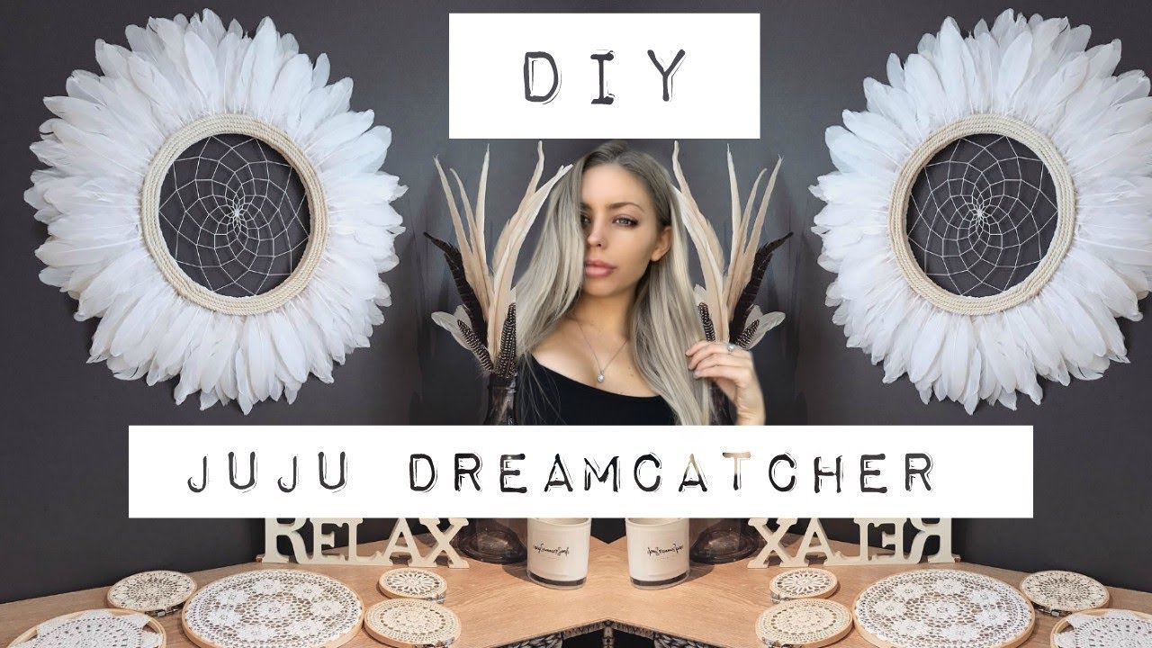 DIY Room Decor FEATHER DREAMCATCHER - JuJu Style