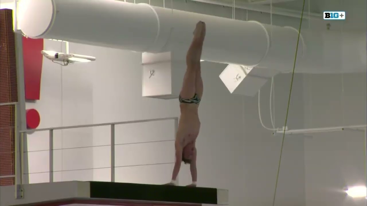 Purdue's Top Dives on 10-Meter at Big Ten Championships
