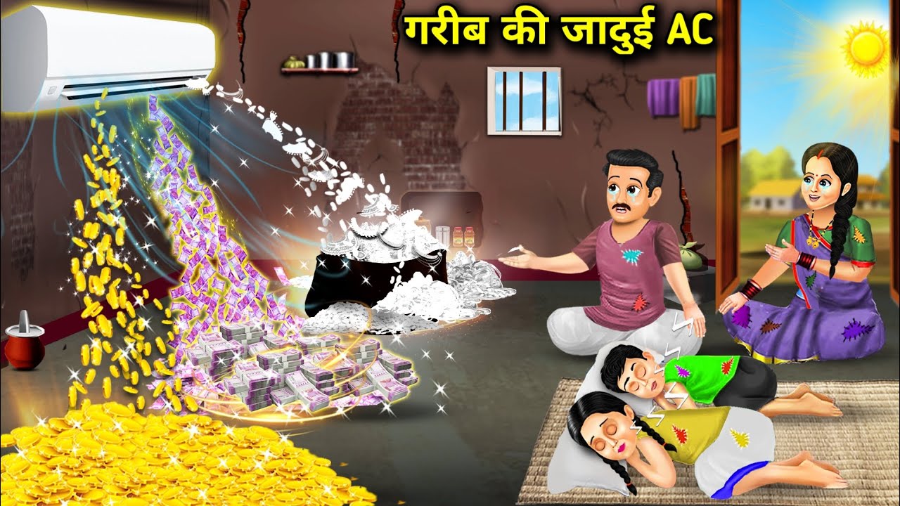 गरीब की जादुई AC || Gareeb Ka Jaadui AC || Hindi Magical Storys || Moral kahaniyan || Jaadui Story..
