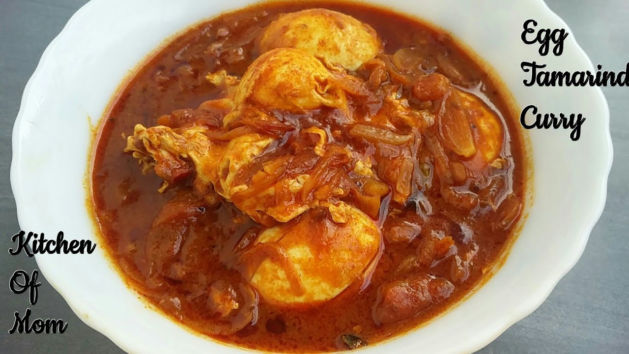 Egg Tamarind Curry || Poached egg tamarind curry for rice || Andhra style egg pulusu