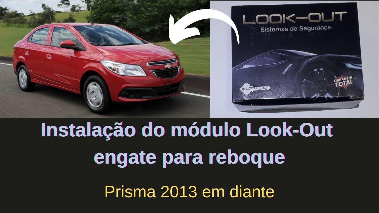 Instalação do Modulo engate Look-out para reboque no Prisma 2013.