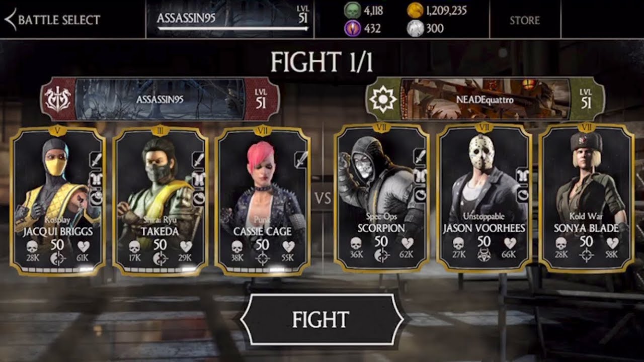 MKX MOBILE YOUR SUGGESTED TEAMS #4 SUGGEST BY DESCRIPTION #22