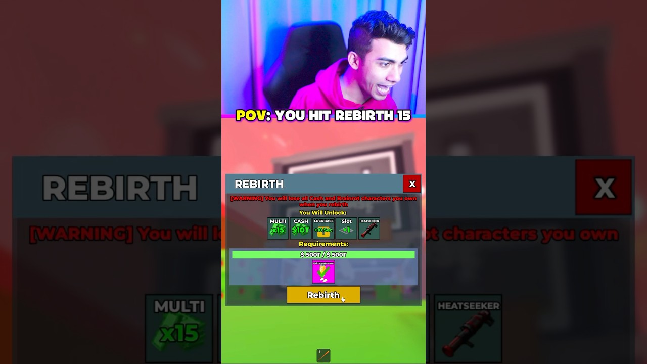 STEAL A BRAINROT REBIRTH 15 😭