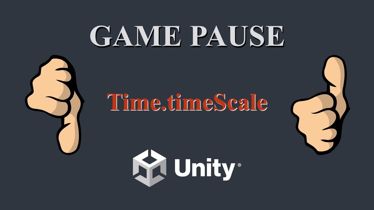 Как правильно сделать пауза в игре на Unity.