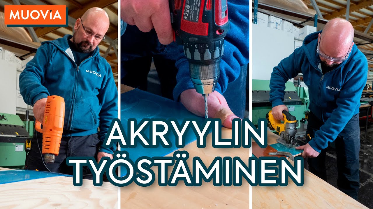 Näin työstät AKRYYLIÄ eli PLEKSIÄ - Vältä virheet! | Muovia.com