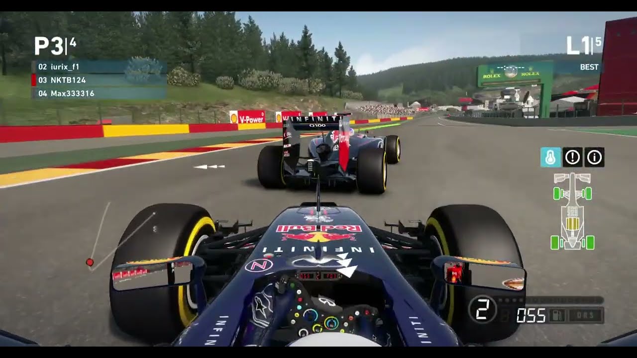 F1 2014 - Fun Race - Post Race USA, COTA - All of us practicing for Race 6, Belguim