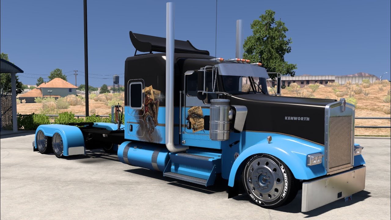 American Truck Simulator / Kenworth W900 Long and Lowered Part 56 / Let's Play