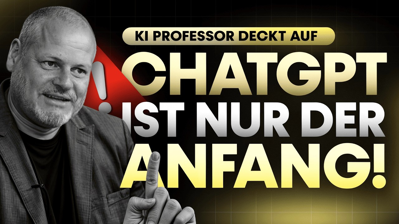 KI-Professor: ChatGPT ENTSCHLÜSSELT, Aufstieg der KI-Agenten, AGI & Evolution der KI