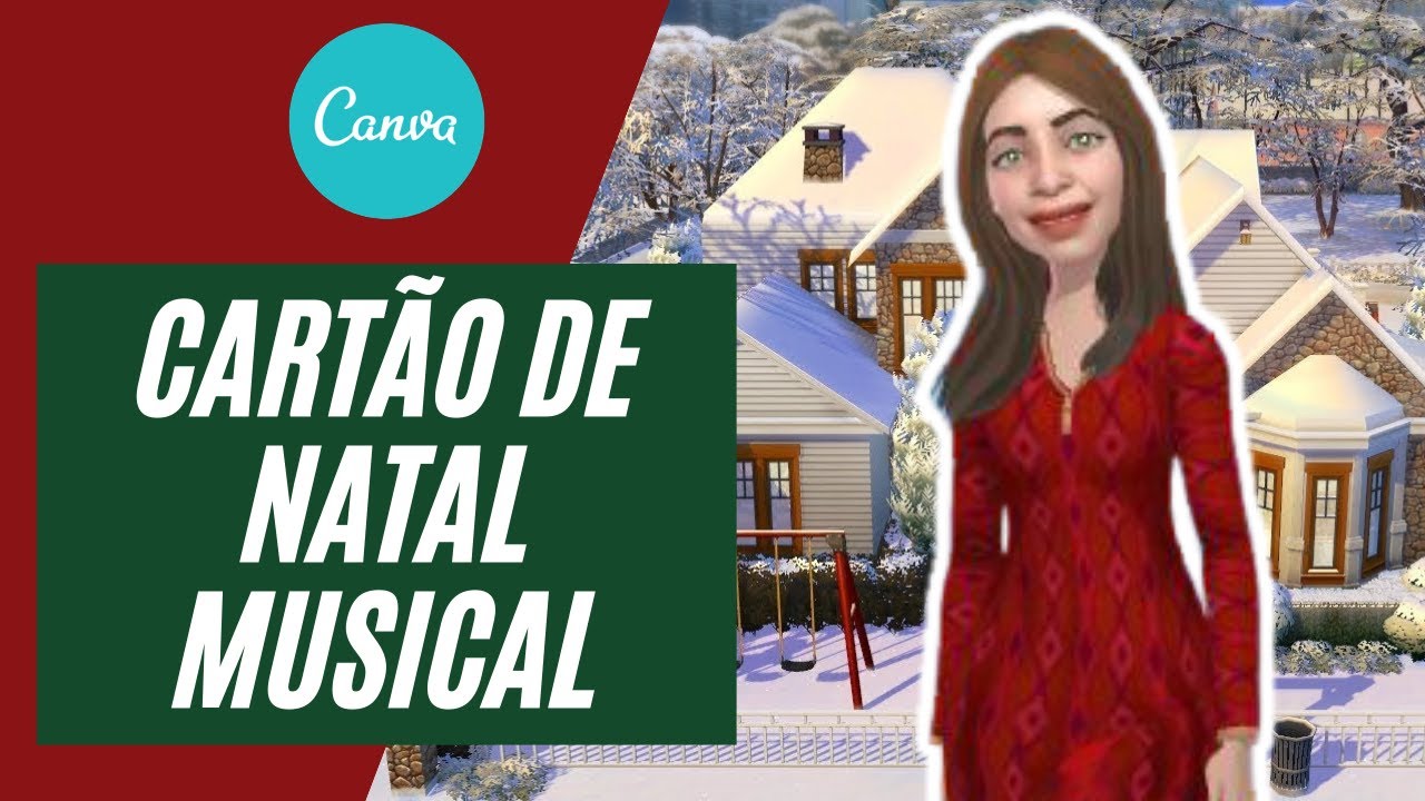 Como Criar Cartão de Natal Musical no Canva Grátis