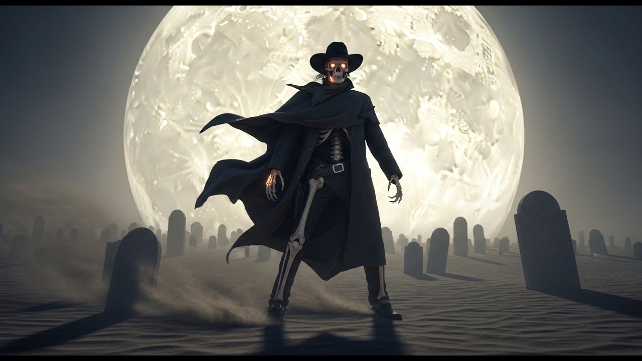 Whiskey Beneath the Western Grave Sky 4K