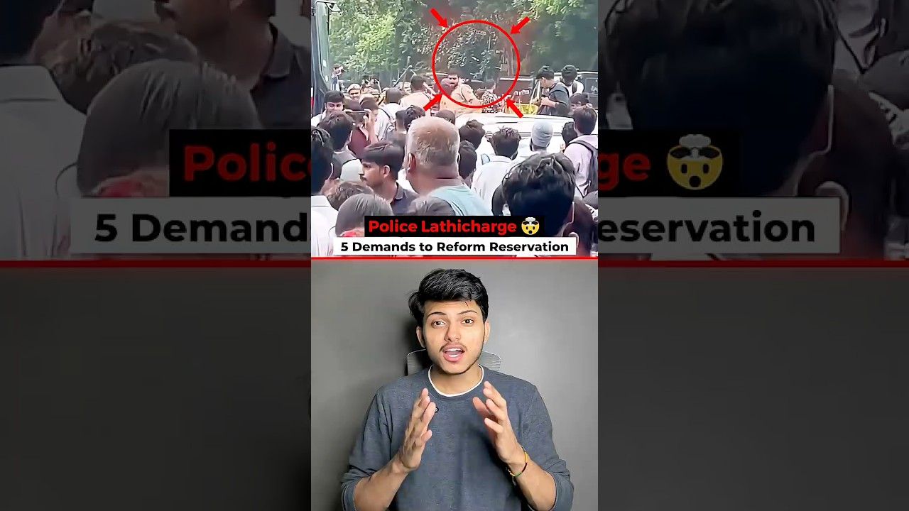 Income-Based Quotas, Merit & One-Time Rules: The 5 Demands of the Reservation Protest! ⚖️🚨