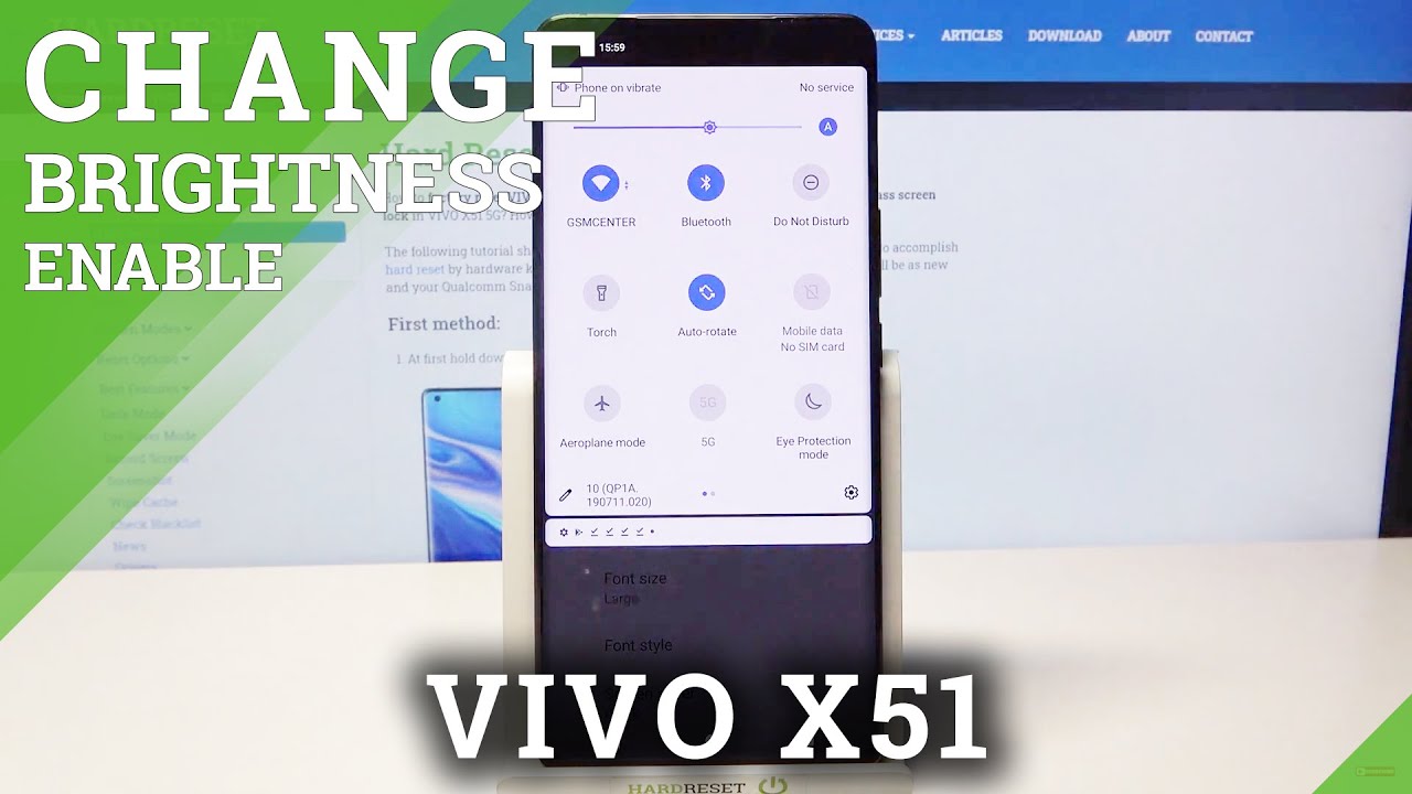 How to Activate Auto Brightness on VIVO X51 &ndash; Turn On Auto Brightness