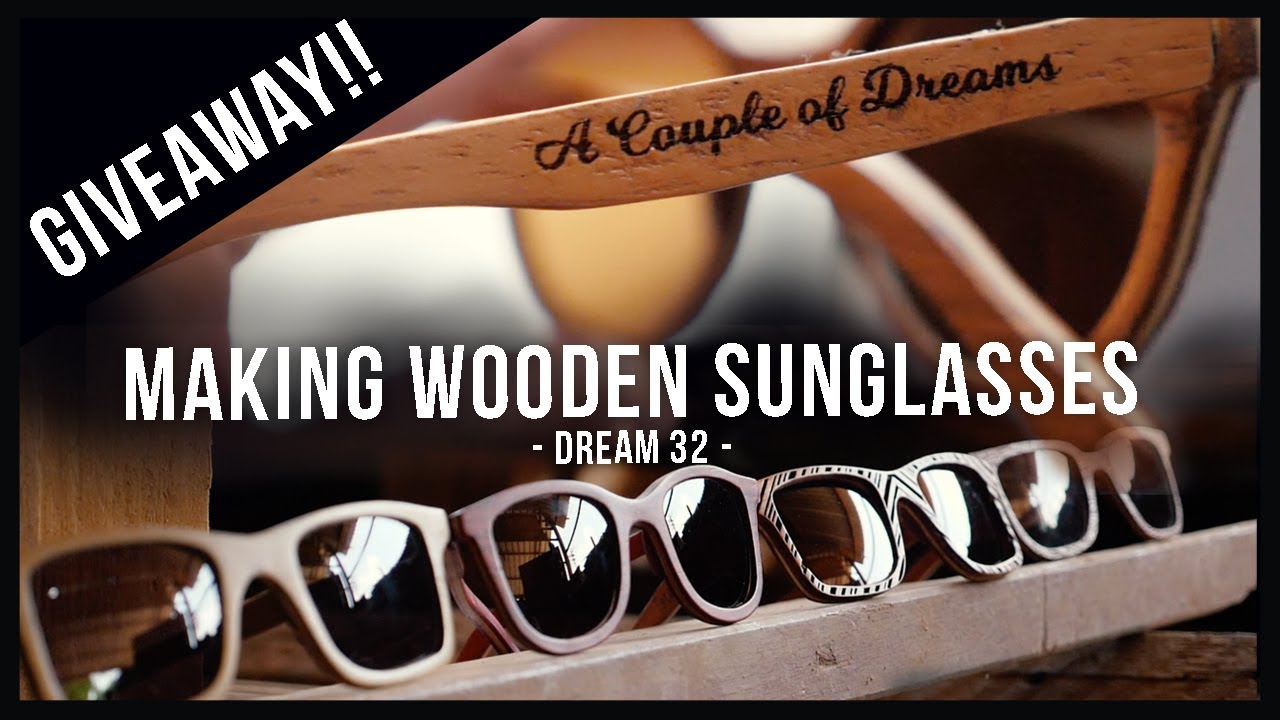 MAKING WOODEN SUNGLASSES (GIVEAWAY!!)