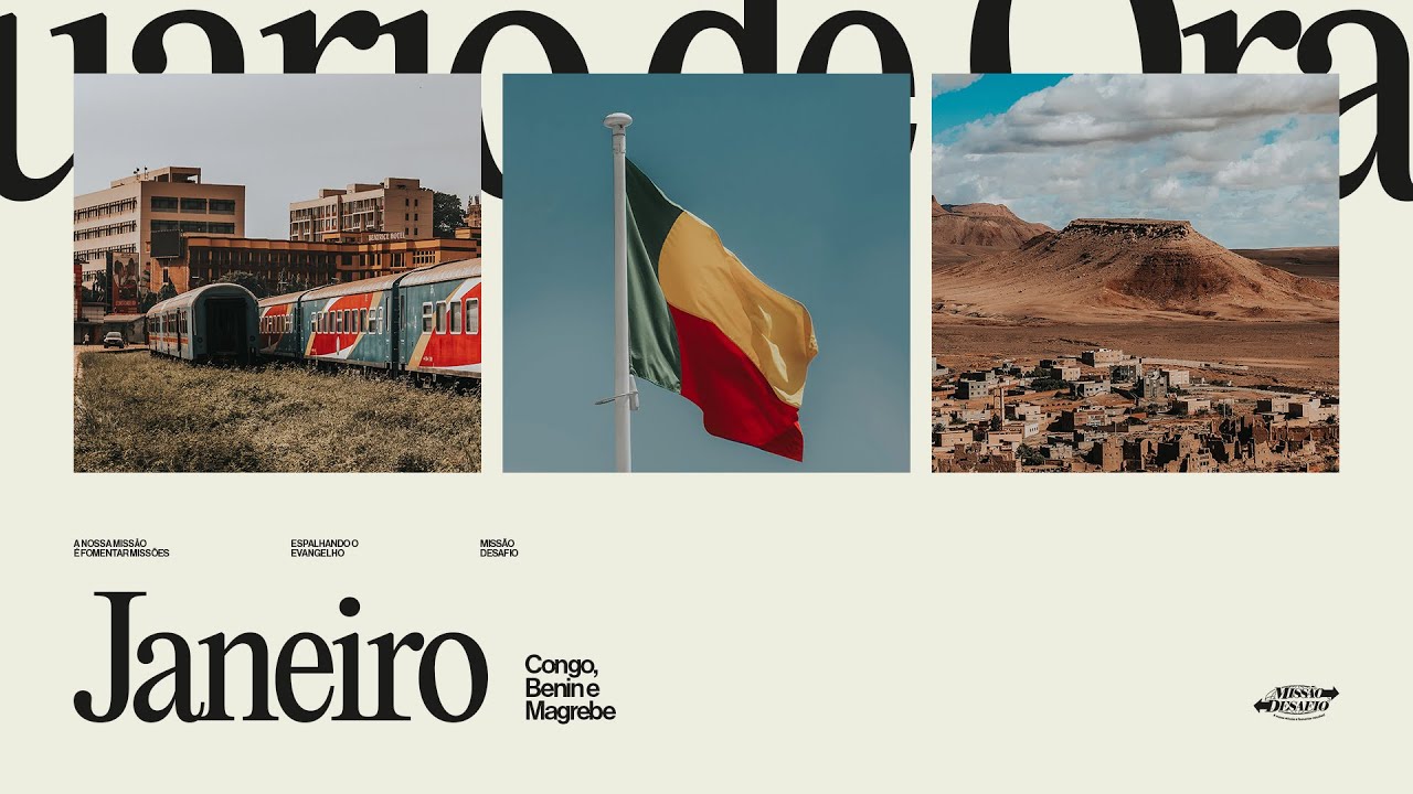 Anuário de Oração 2026 - Janeiro (Magrebe, Benin e Congo)