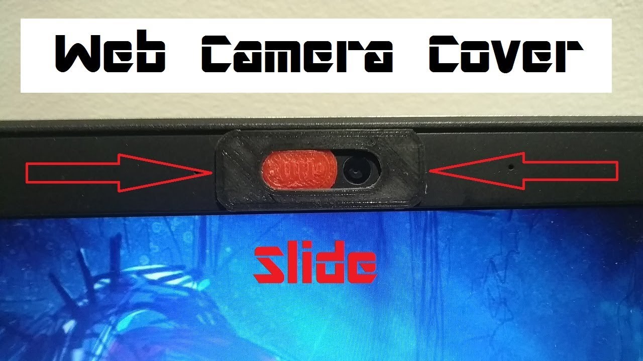 Web Camera Cover 3D Printed