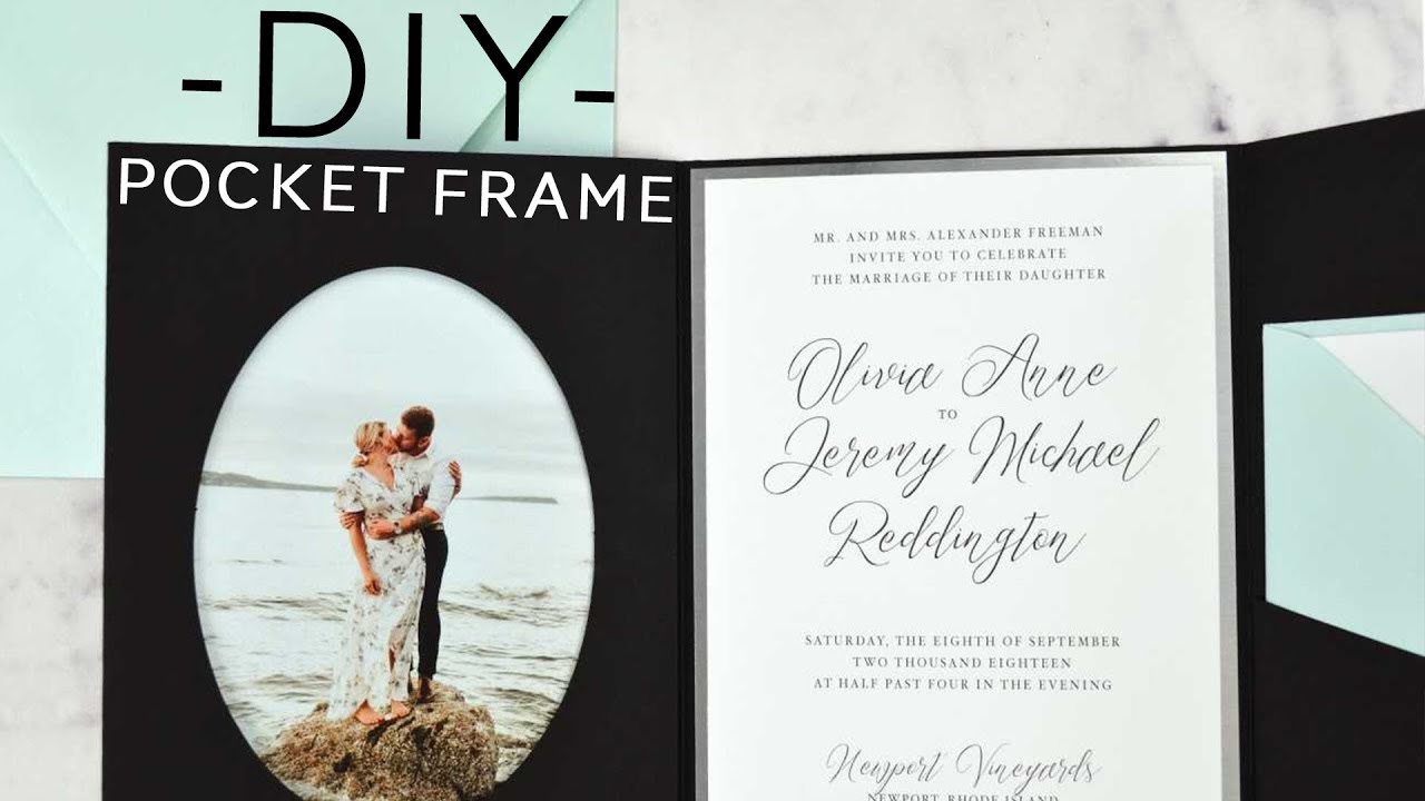 DIY Elegant Wedding Invitations With Pictures