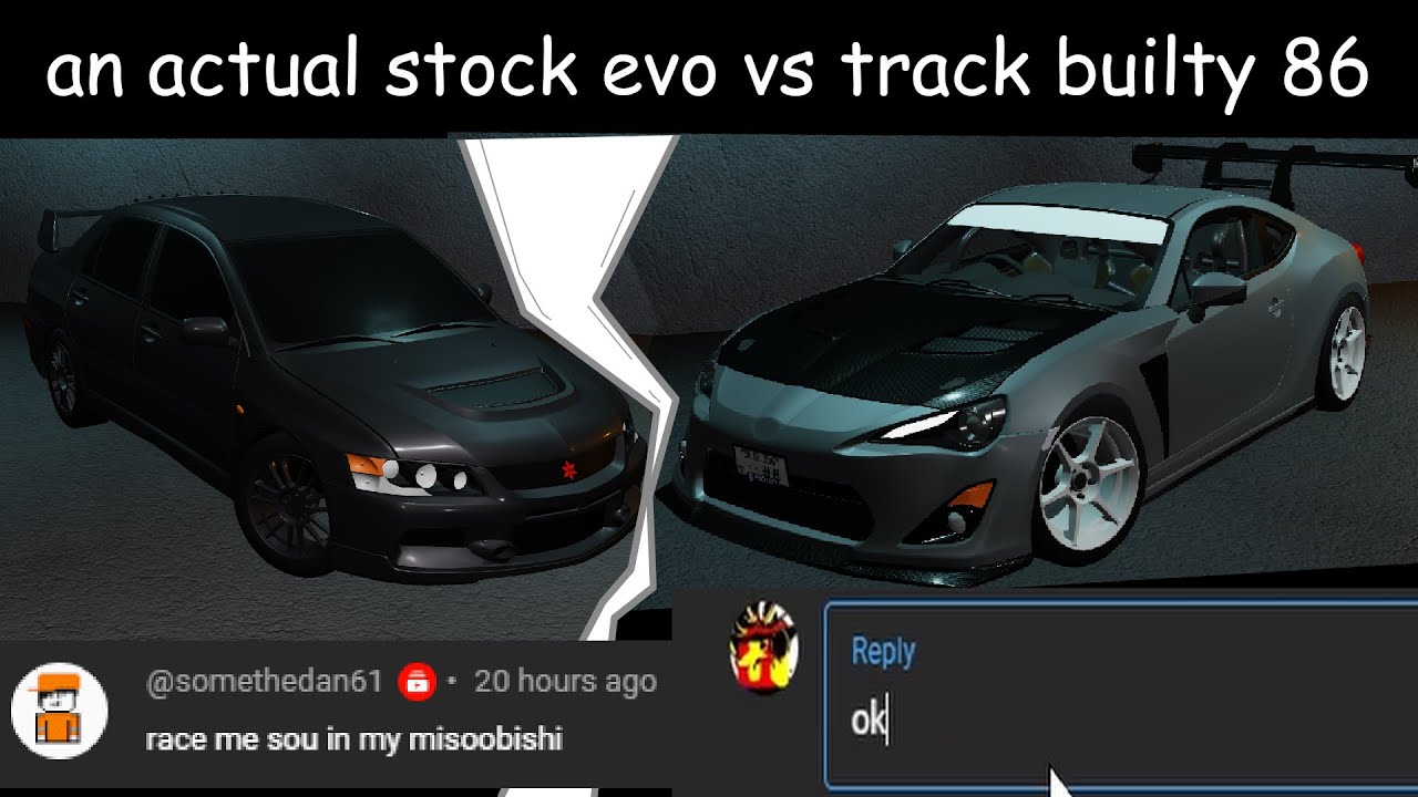 An Actual Stock Evo VS Track Builty 86 | Midnight Racing: Tokyo