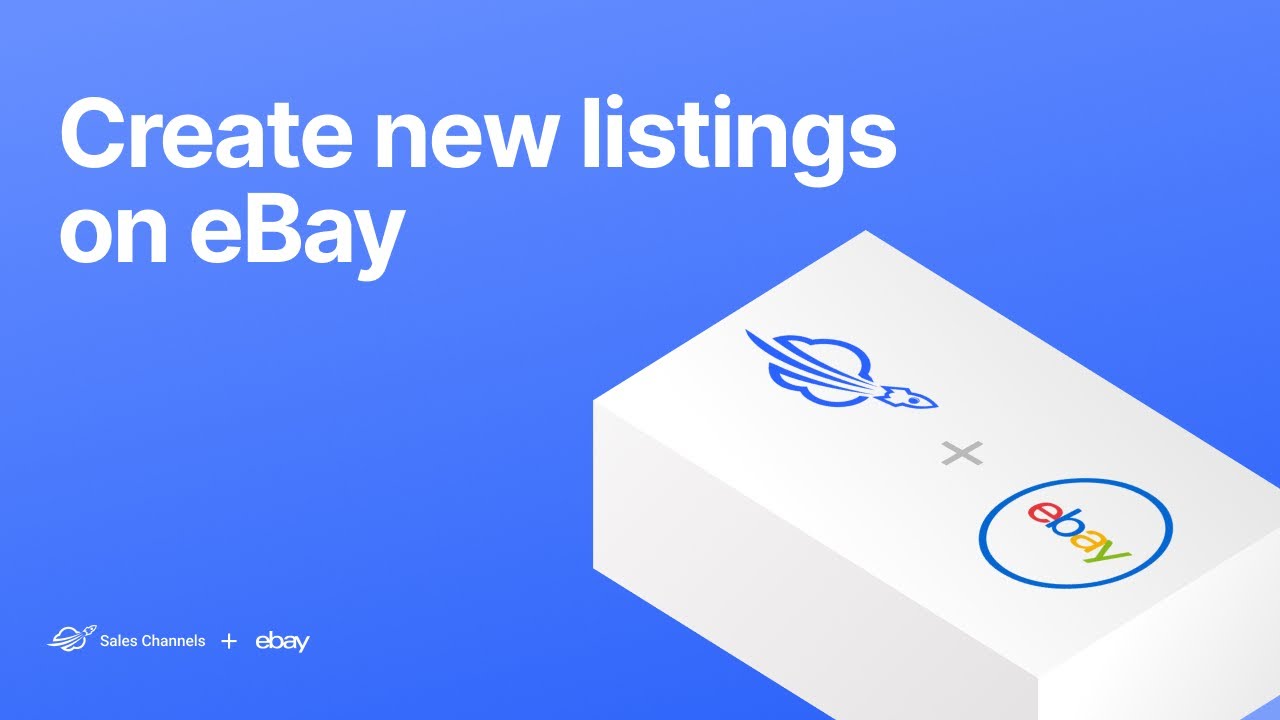Create new listings on eBay with M2E Multichannel Connect