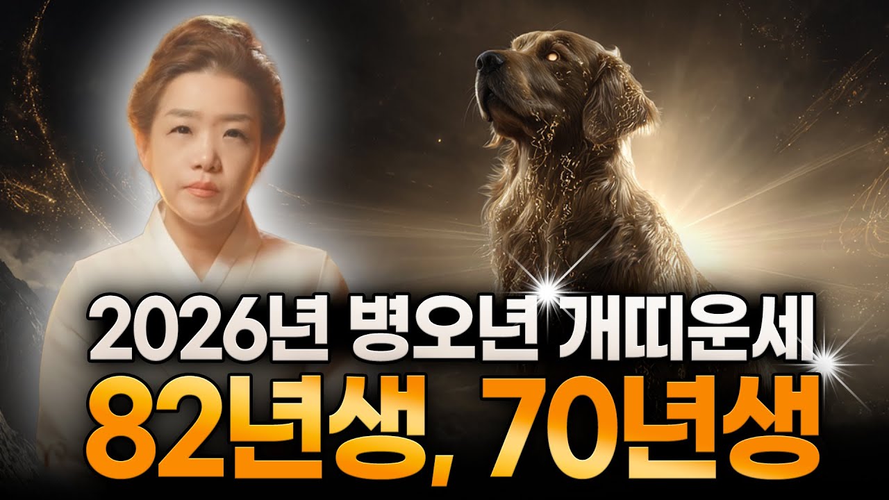 [모음영상] 2026년 신년운세, 1982년생(임술생), 1970년생(경술생) 개띠운세, 드디어 보상 받는 한 해! 귀인과 재물이 찾아오는 82년생, 70년생 개띠 신년운세