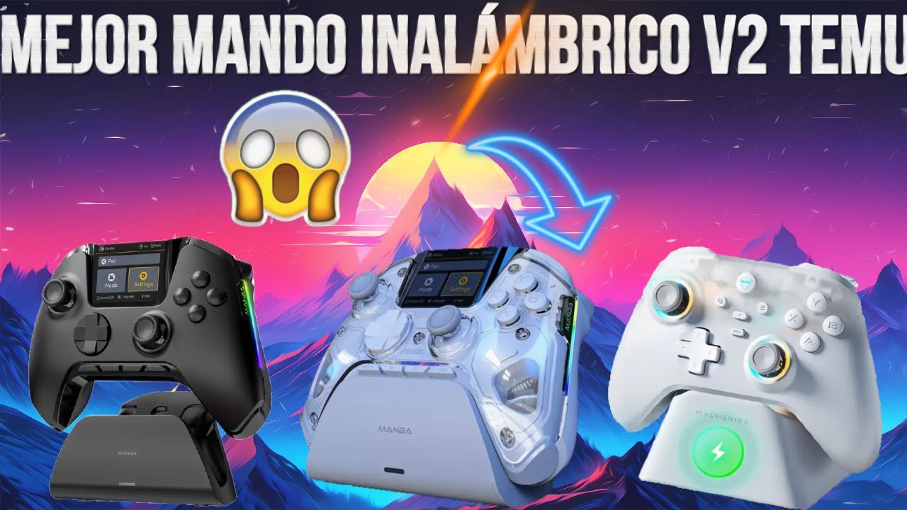 🎮 El Mejor Mando Inalámbrico V2 Temu 2025 | Hall Effect, RGB, Compatible con iOS, PC y Android😱